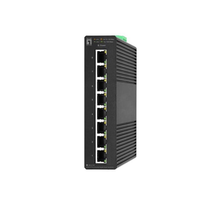 LevelOne IGS-2108 switch de rede Gerido L2 Gigabit Ethernet (10 100 1000) Preto