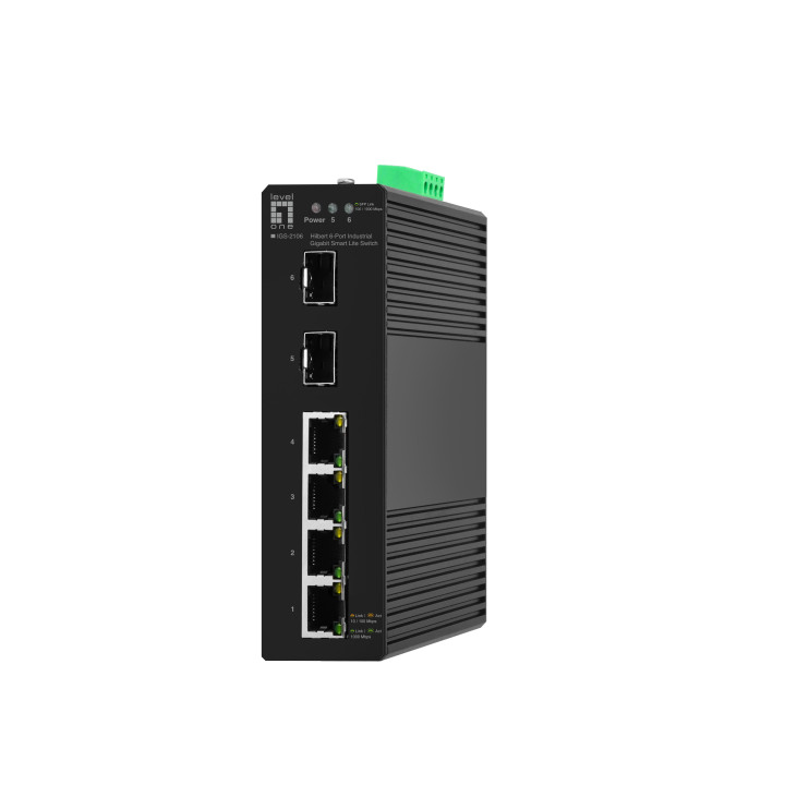 LevelOne IGS-2106 switch de rede Gerido L2 Gigabit Ethernet (10 100 1000) Preto