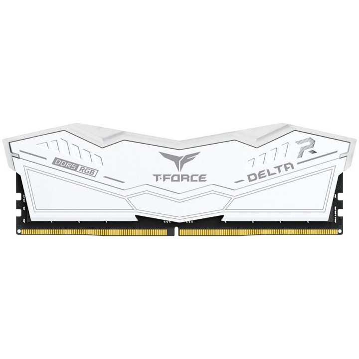 Memória Team Group Kit 32GB (2 x 16GB) DDR5 6400MHz Delta RGB Branco CL32