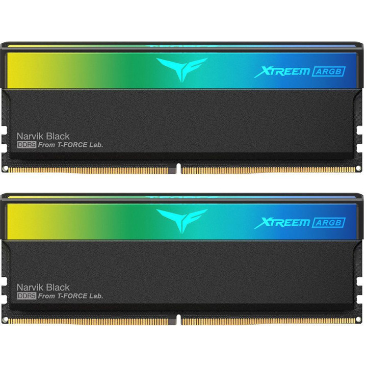 Team Group Kit 48GB (2 x 24GB) DDR5 7600MHz Xtreem ARGB Preto CL36