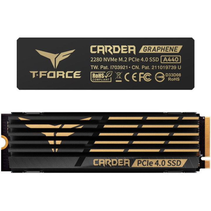 SSD Team Group T-Force Cardea A440 HS 4TB Gen4 M.2 NVMe (7000/6900MB/s)