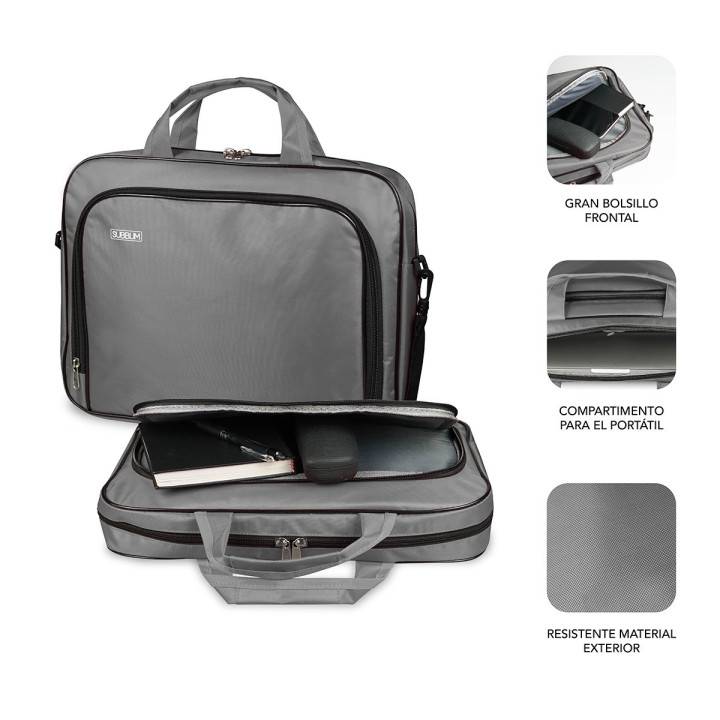 SUBBLIM SUB-LB-1OLB051 mala para portáteis 40,6 cm (16") Cinzento