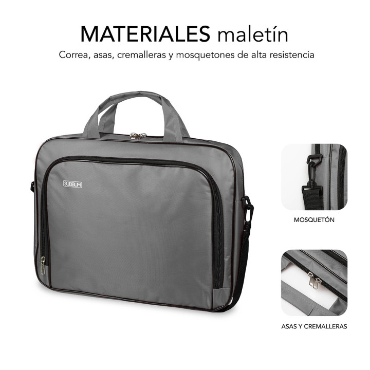 SUBBLIM SUB-LB-1OLB051 mala para portáteis 40,6 cm (16") Cinzento