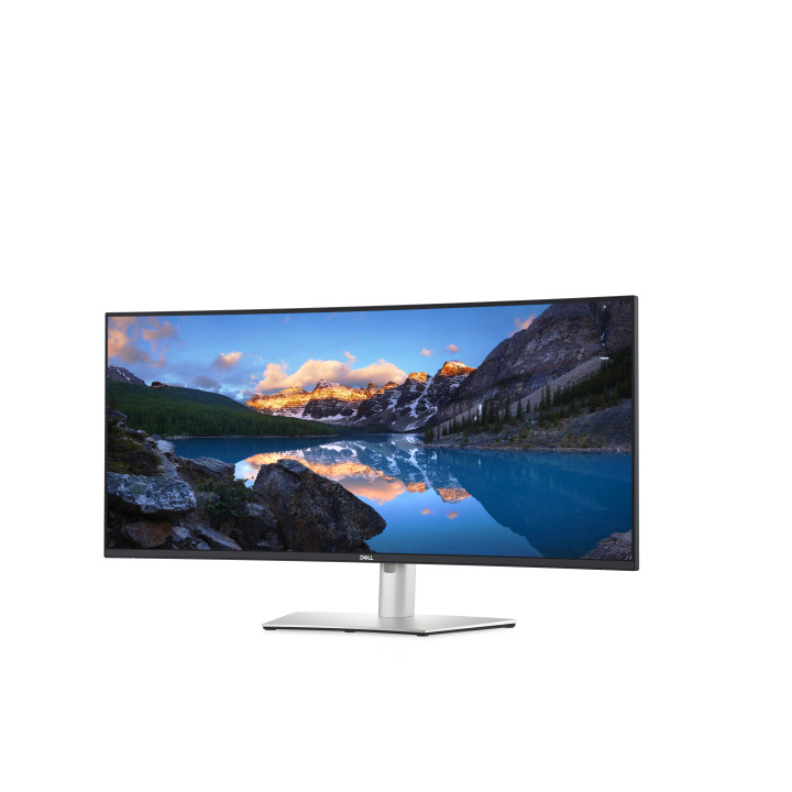 DELL UltraSharp U3824DW LED display 95,2 cm (37.5") 3840 x 1600 pixels Wide Quad HD+ LCD Preto, Prateado