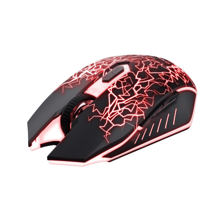 Trust 24750 rato Jogos Mão direita RF Wireless Ótico 2000 DPI