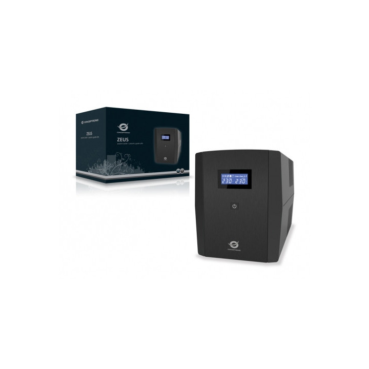Conceptronic ZEUS03E UPS Linha interativa 1,2 kVA 720 W 6 tomada(s) CA