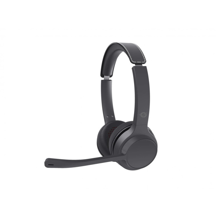 Conceptronic POLONA04B auscultador Auscultadores Com fios e sem fios Fita de cabeça Chamadas Música USB Type-C Bluetooth Preto