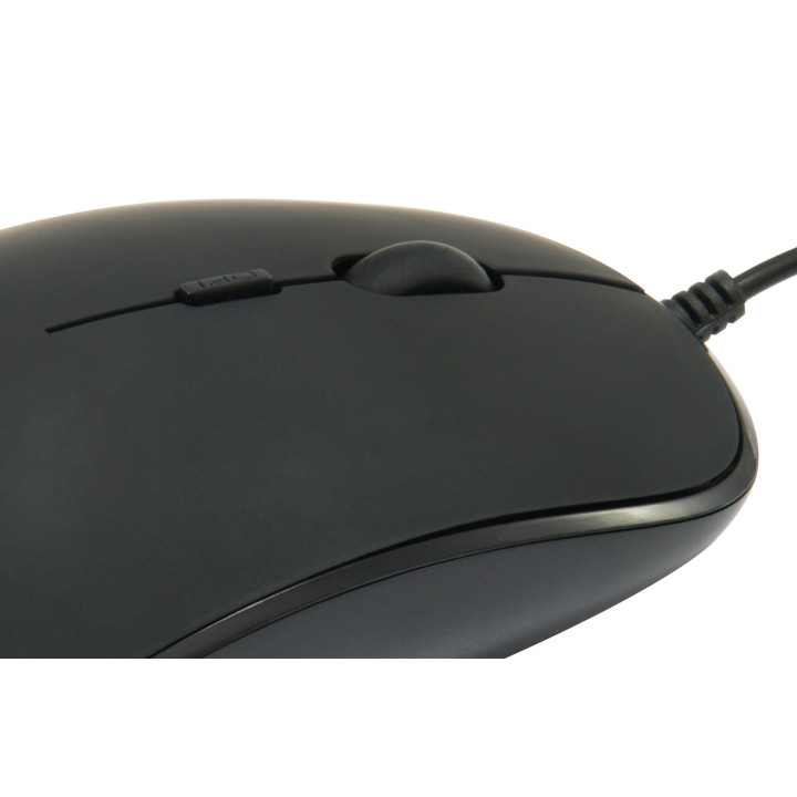 Conceptronic REGAS01B rato Escritório Ambidestro USB Type-A Ótico 1200 DPI