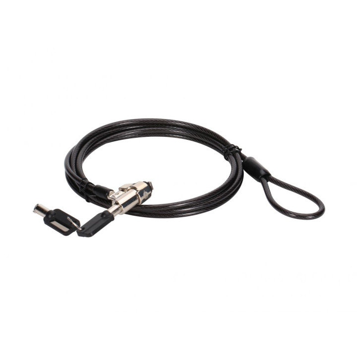 Conceptronic CUSTODIO02BS cadeado antirroubo Preto 1,8 m