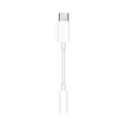 Apple MU7E2ZM A cabo para telemóvel Branco 3.5mm USB C