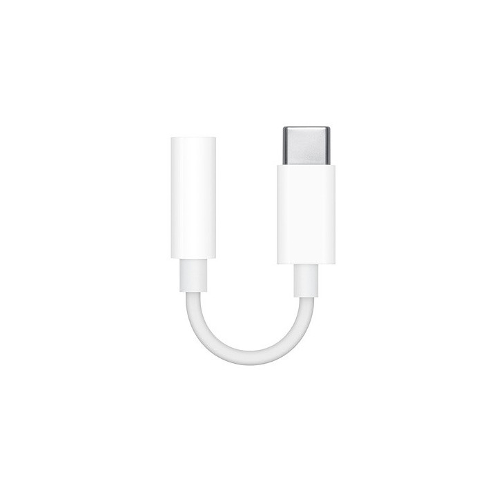 Apple MU7E2ZM A cabo para telemóvel Branco 3.5mm USB C