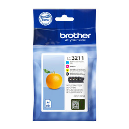 Brother LC3211VAL tinteiro 4 unidade(s) Original Rendimento padrão Preto, Ciano, Magenta, Amarelo