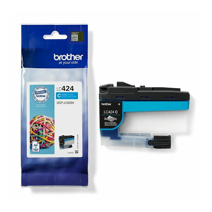 Brother LC-424C tinteiro 1 unidade(s) Original Ciano