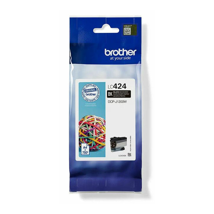 Brother LC-424BK tinteiro 1 unidade(s) Original Preto