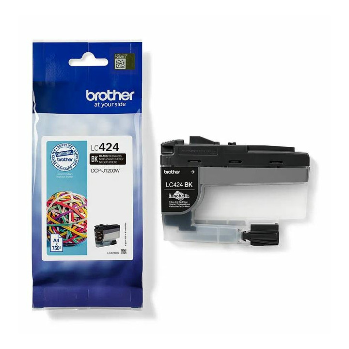 Brother LC-424BK tinteiro 1 unidade(s) Original Preto