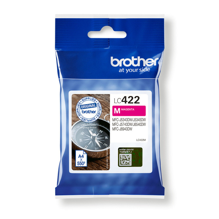Brother LC-422M tinteiro 1 unidade(s) Original Magenta