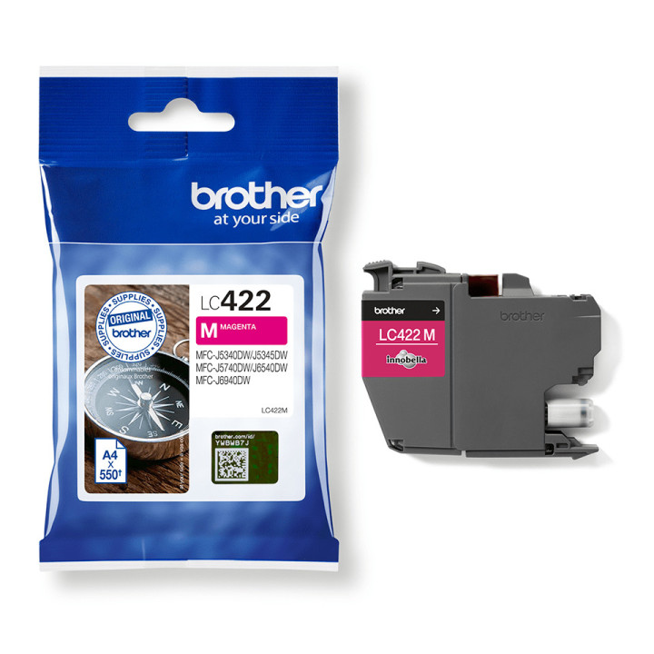 Brother LC-422M tinteiro 1 unidade(s) Original Magenta