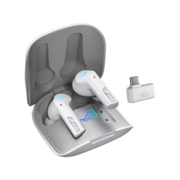 ASUS ROG Cetra True Wireless Speednova Auscultadores True Wireless Stereo (TWS) Intra-auditivo Jogos Bluetooth Branco