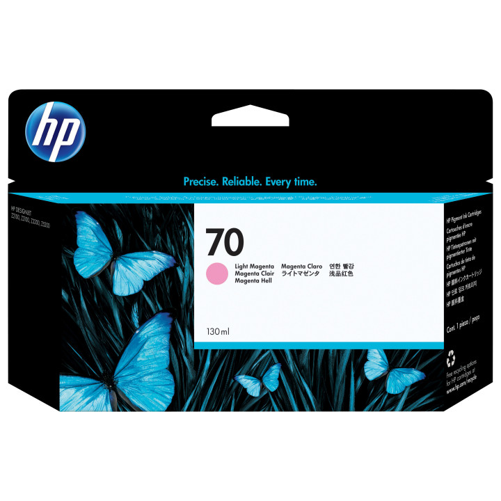HP Tinteiro 70 Magenta Claro de 130 ml