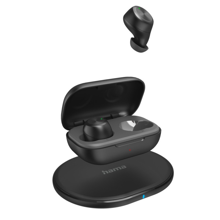 Hama Passion Chop Auscultadores True Wireless Stereo (TWS) Intra-auditivo Chamadas Música USB Type-C Bluetooth Preto, Cinzento