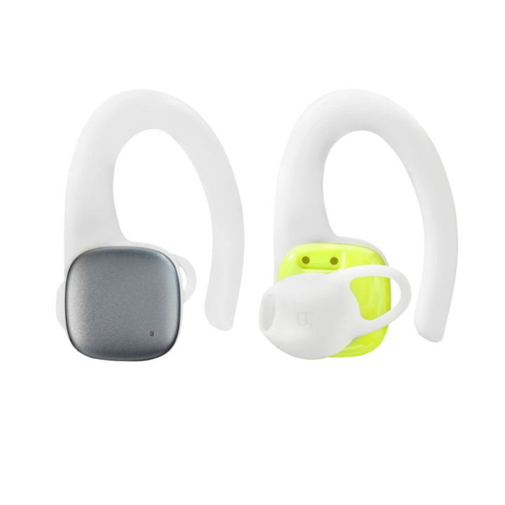 Hama Spirit Athletics Auscultadores True Wireless Stereo (TWS) Gancho de orelha Desportos Bluetooth Branco, Amarelo