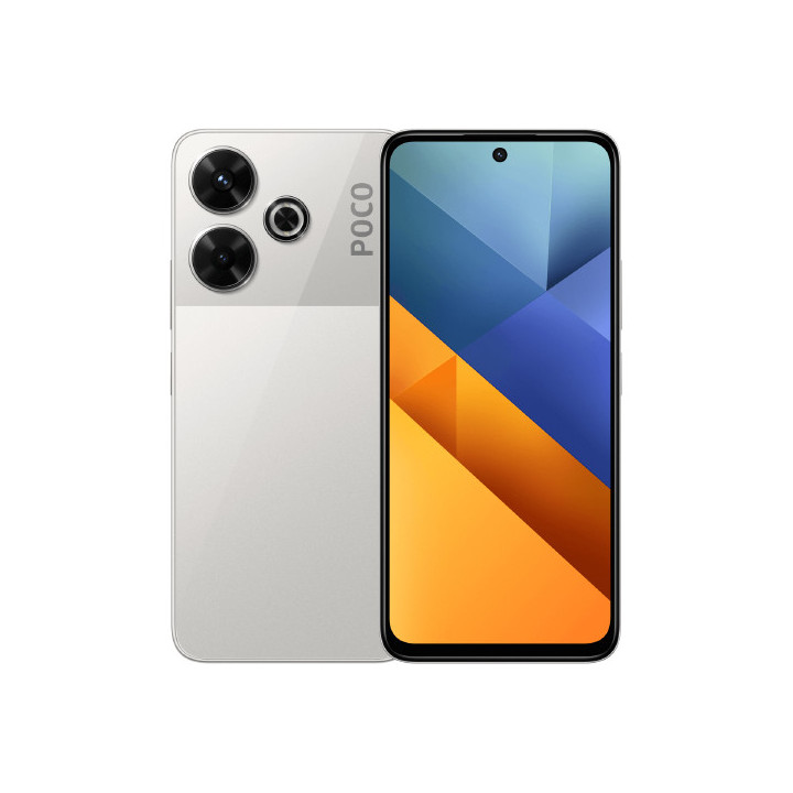 Xiaomi Poco M6 4G 17,2 cm (6.79") Dual SIM híbrido Android 14 USB Type-C 6 GB 128 GB 5030 mAh Prateado