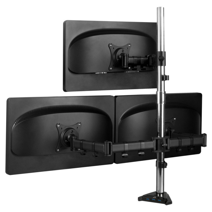 ARCTIC Z+1 Pro Gen 3 124,5 cm (49") Preto, Aço acetinado Secretária