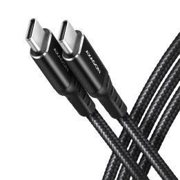 Axagon BUCM-CM20AB cabo USB USB 2.0 2 m USB C Preto