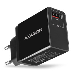 Axagon ACU-QC19 carregador de dispositivos móveis Telemóvel, Power bank, Smartphone, Tablet, Universal Preto AC Carregamento