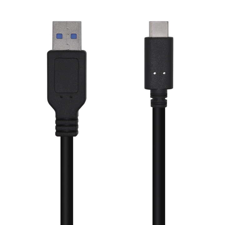AISENS A107-0450 cabo USB USB 3.2 Gen 2 (3.1 Gen 2) 1,5 m USB A USB C Preto
