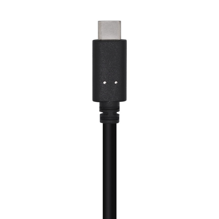 AISENS A107-0450 cabo USB USB 3.2 Gen 2 (3.1 Gen 2) 1,5 m USB A USB C Preto