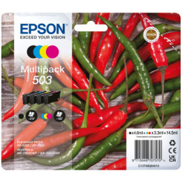 Epson 503 tinteiro 4 unidade(s) Original Rendimento padrão Preto, Ciano, Magenta, Amarelo