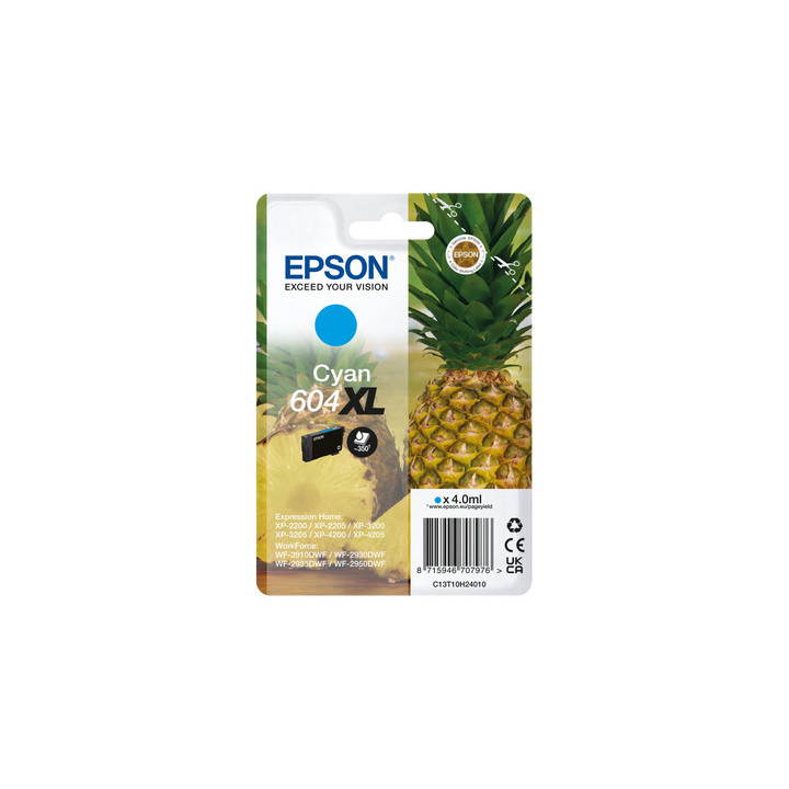 Epson 604XL tinteiro 1 unidade(s) Original Rendimento alto (XL) Ciano