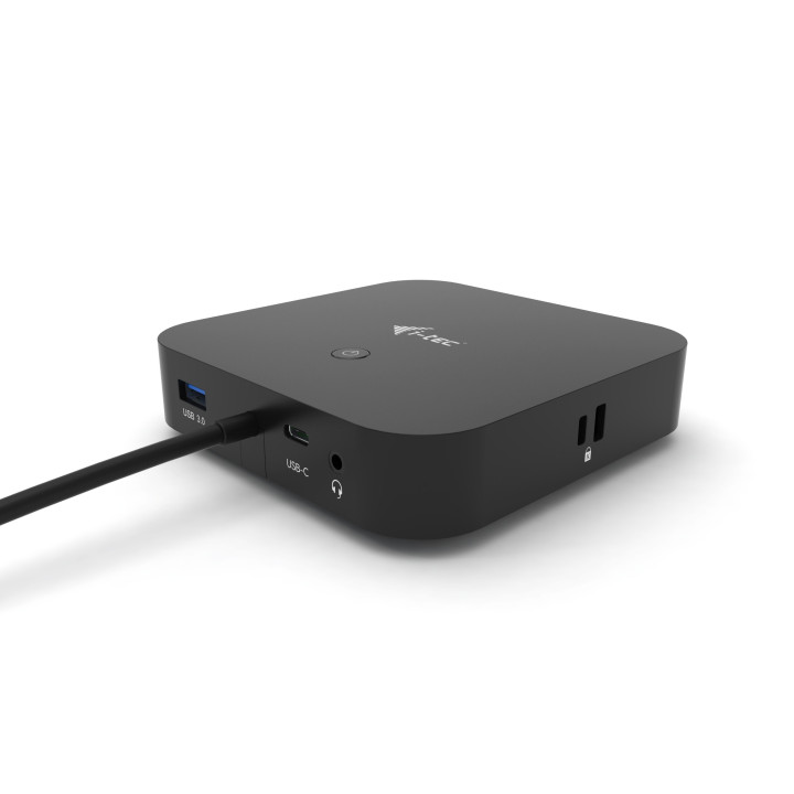 i-tec C31HDMIDPDOCKPD100 base & duplicador de portas Com fios USB 3.2 Gen 1 (3.1 Gen 1) Type-C Preto