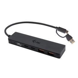 i-tec Metal C31HUBMETAL2A2C hub de interface USB 3.2 Gen 1 (3.1 Gen 1) Type-C 10000 Mbit s Preto