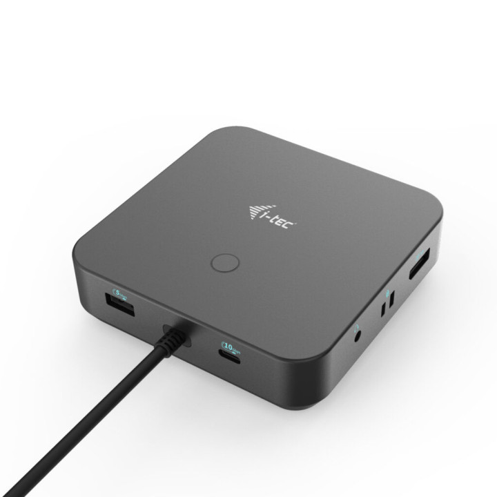i-tec C31TRIPLE4KDOCKPDPRO base & duplicador de portas Com fios USB 3.2 Gen 1 (3.1 Gen 1) Type-C Preto