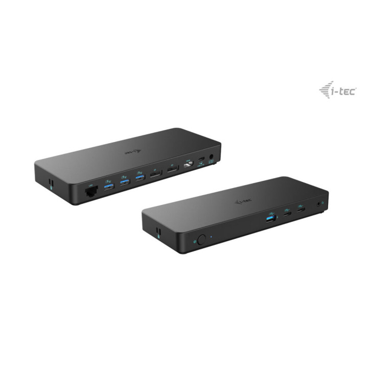 i-tec C31TRIPLEDOCKPDPRO2 base & duplicador de portas Com fios USB 3.2 Gen 1 (3.1 Gen 1) Type-C Preto