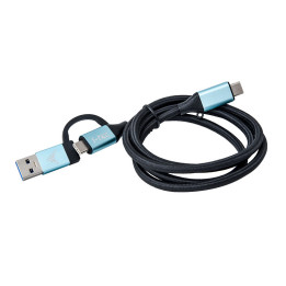 i-tec C31USBCACBL cabo USB USB 3.2 Gen 1 (3.1 Gen 1) 1 m USB C Preto, Azul