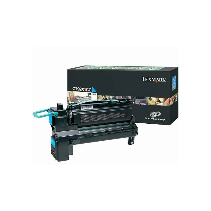 Toner Original Lexmark C792X1CG Ciano