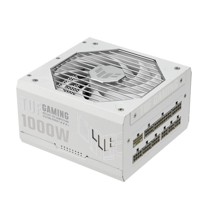 ASUS TUF Gaming 1000W Gold White Edition fonte de alimentação 20+4 pin ATX ATX Branco
