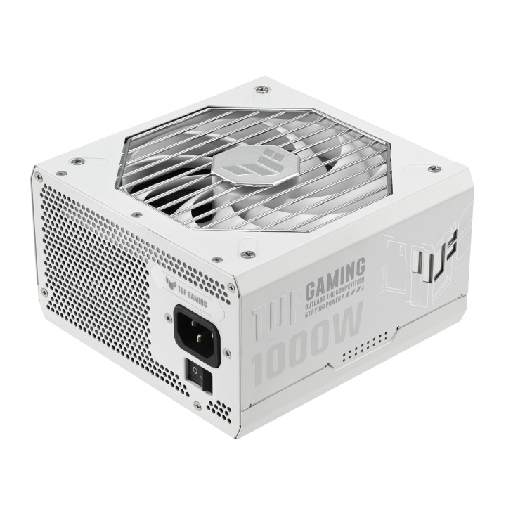 ASUS TUF Gaming 1000W Gold White Edition fonte de alimentação 20+4 pin ATX ATX Branco