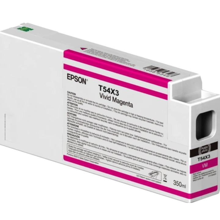 Tinteiro EPSON Vivid Magenta T54X300 UltraChrome HDX/HD 350ml - SC-P600/P7000/P8000/P9000