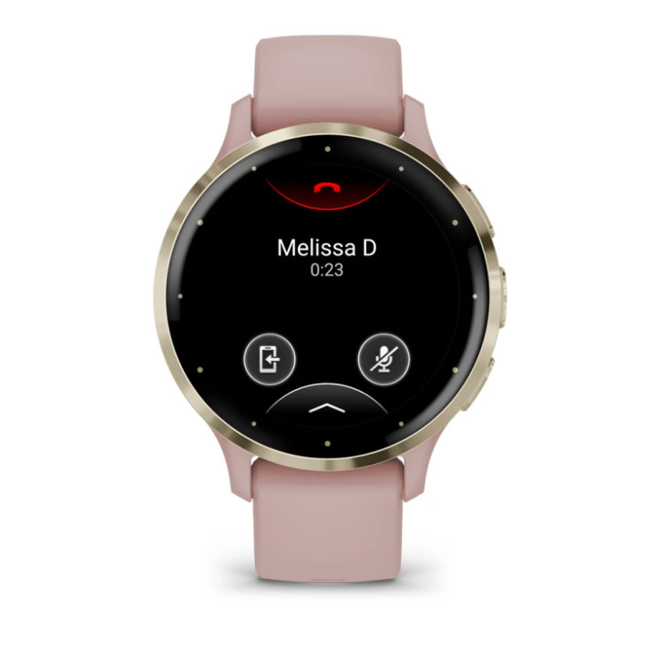 Garmin Venu 3S 3,05 cm (1.2") AMOLED Digital 390 x 390 pixels Ecrã táctil Dourado, Rosa Wi-Fi GPS
