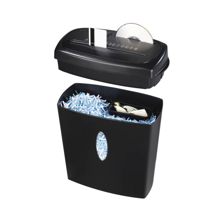 Hama Home X10CD destruidora de papel Trituração transversal 72 dB 22 cm Preto