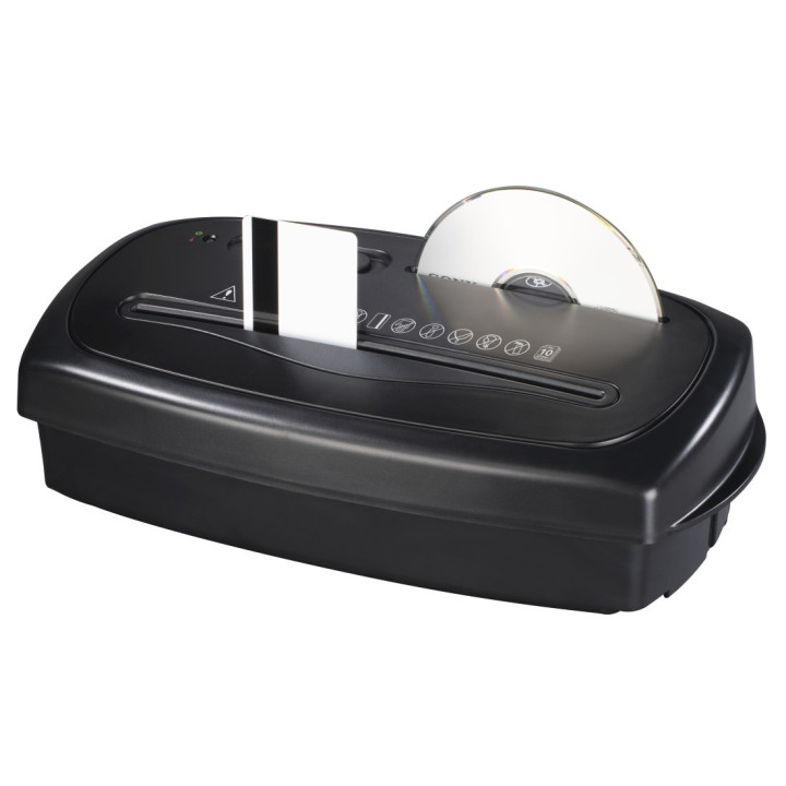 Hama Home X10CD destruidora de papel Trituração transversal 72 dB 22 cm Preto