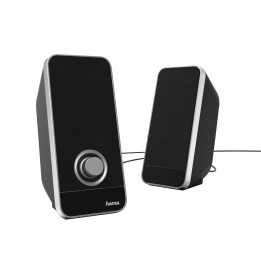 Hama Sonic LS-206 Preto, Prateado 6 W