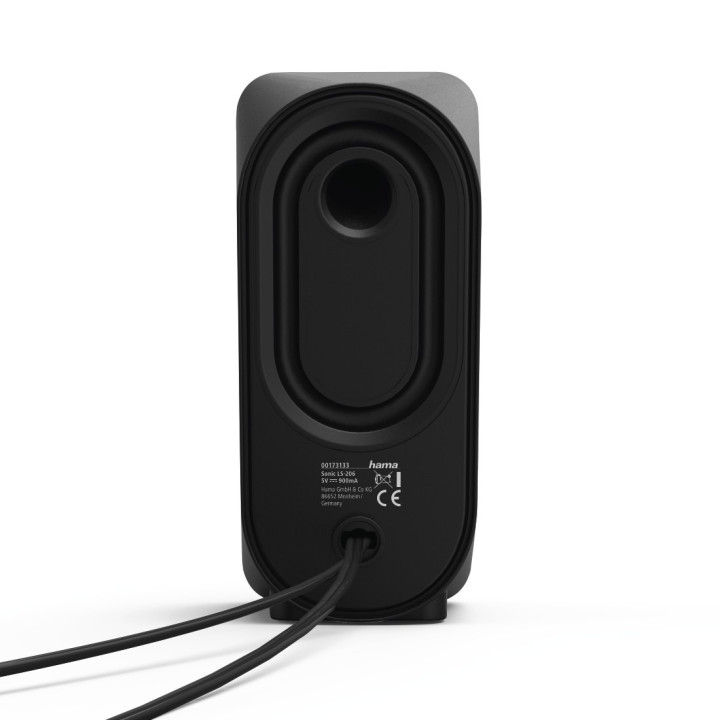 Hama Sonic LS-206 Preto, Prateado 6 W