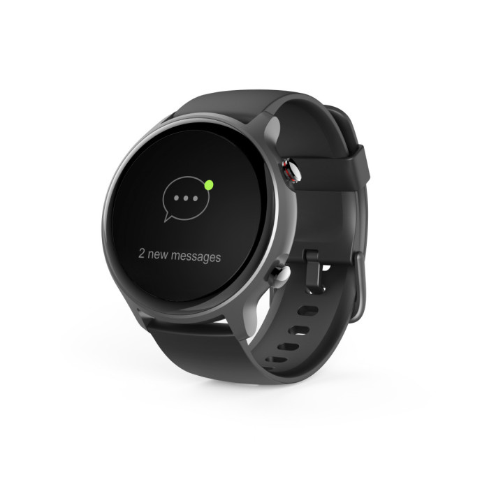 Hama Fit Watch 6910 3,25 cm (1.28") LCD 46 mm Digital Ecrã táctil Cinzento GPS