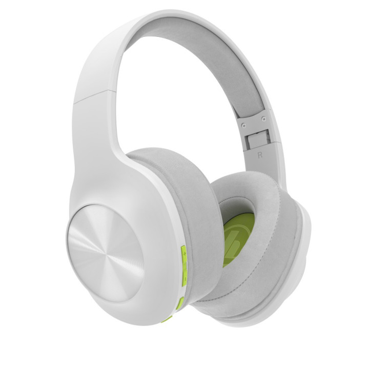 Hama Spirit Calypso Auscultadores Sem fios Fita de cabeça Chamadas Música Bluetooth Cinzento, Branco