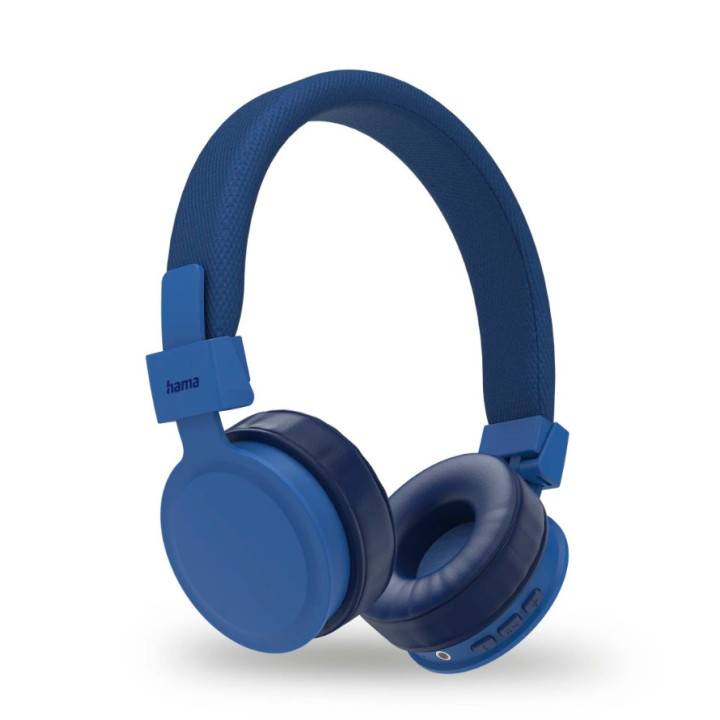 Hama Freedom Lit II Auscultadores Sem fios Fita de cabeça Chamadas Música USB Type-C Bluetooth Azul
